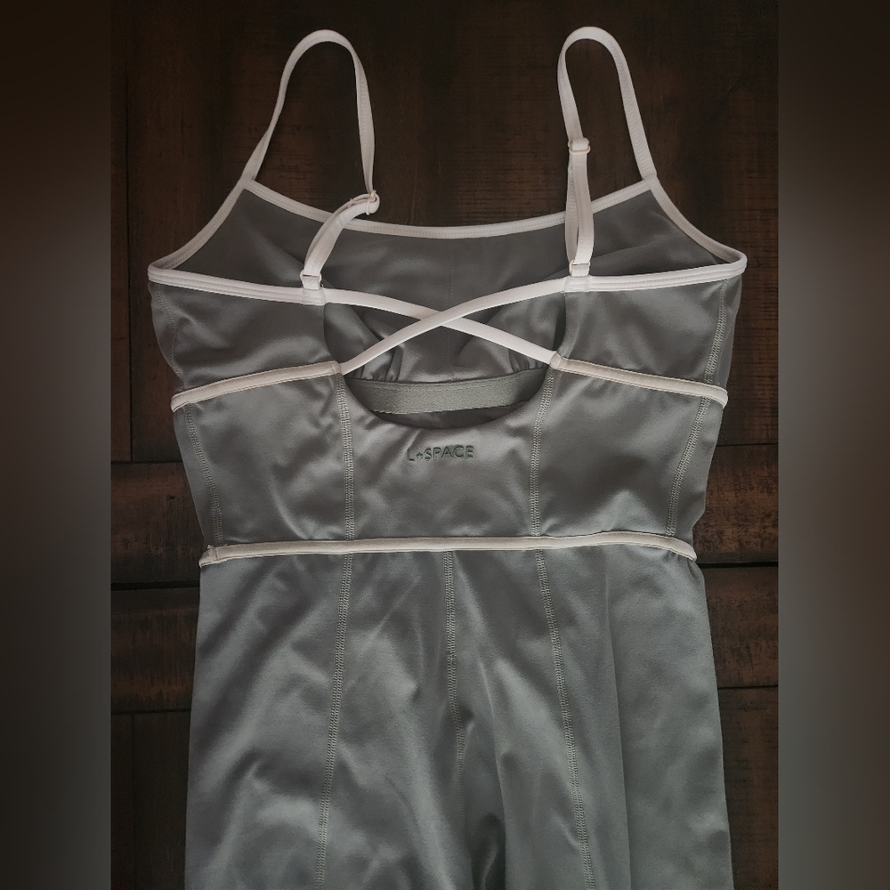 L*Space Olive Green‎ & Cream Ace Jumpsuit Medium - Picture 6 of 11